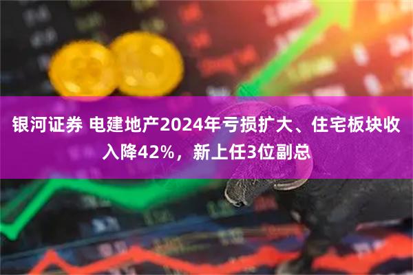 银河证券 电建地产2024年亏损扩大、住宅板块收入降42%，新上任3位副总