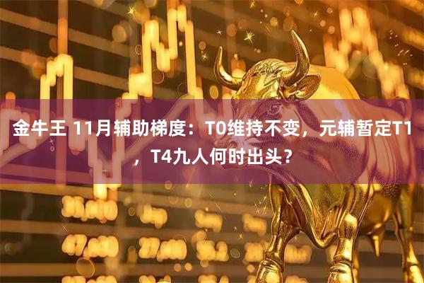 金牛王 11月辅助梯度：T0维持不变，元辅暂定T1，T4九人何时出头？